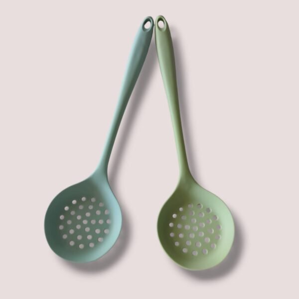 Espumadera de silicona verde - Image 2