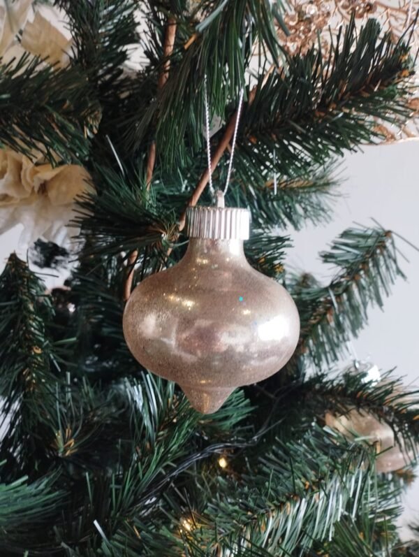 Gota de Navidad oro rosa escarchada - Image 2