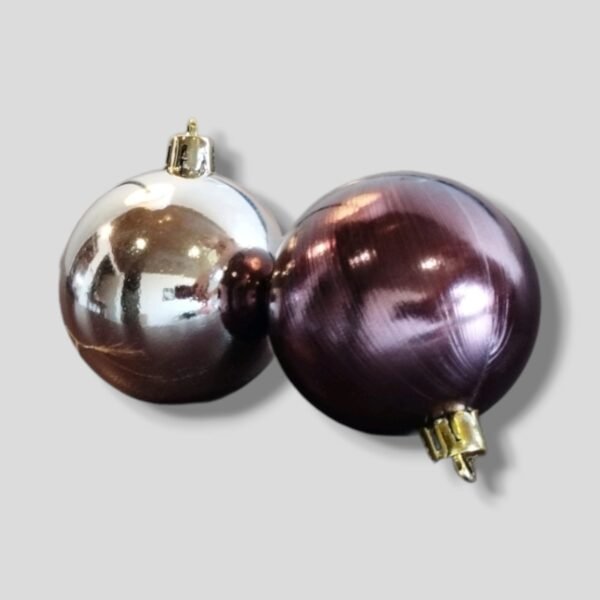 Bolas de Navidad vino tinto 2 estilos x 10